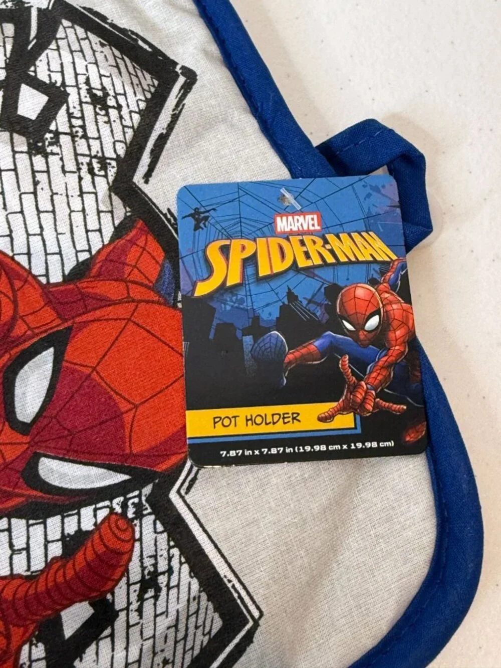 Marvel Spider-Man Pot Holder Mini Mitt 2 Piece Kitchen Set New